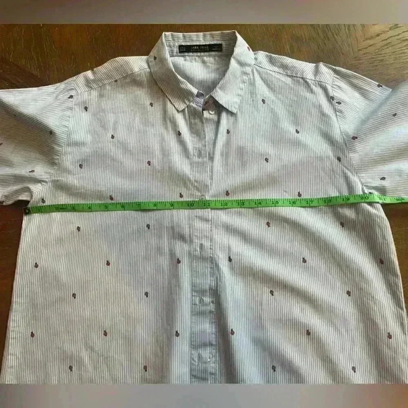 Zara Women’s Cotton Button-Down Size L - Picture 8 of 10